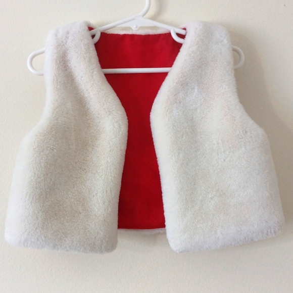 4T Girls Faux Fur Vest - Picture 6 of 7